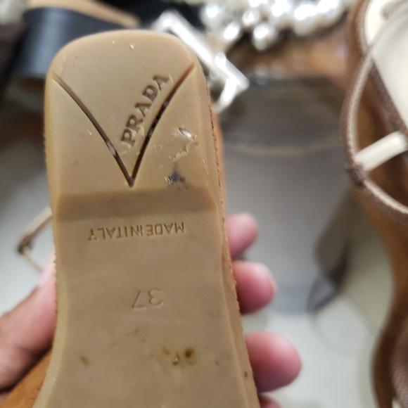 Prada platform brow swey leather size 7 - Picture 2 of 8